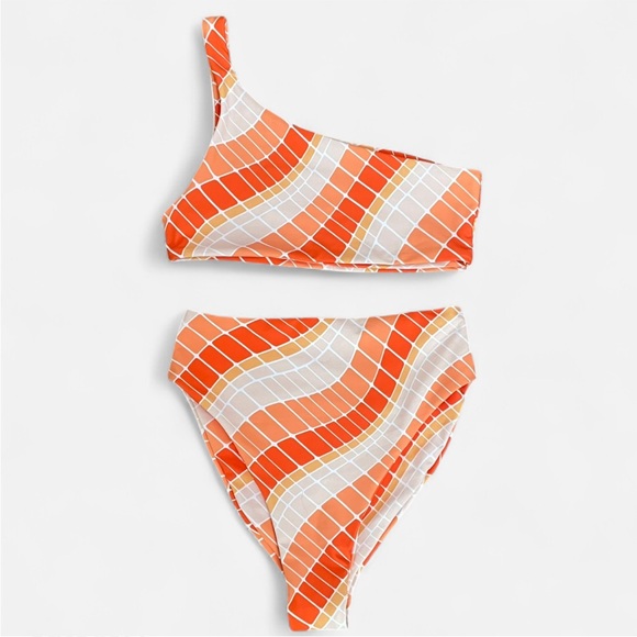 Skatie Ellis Bikini Top & Monroe Swimsuit Bottoms Set in San Clemente Medium - Picture 5 of 10